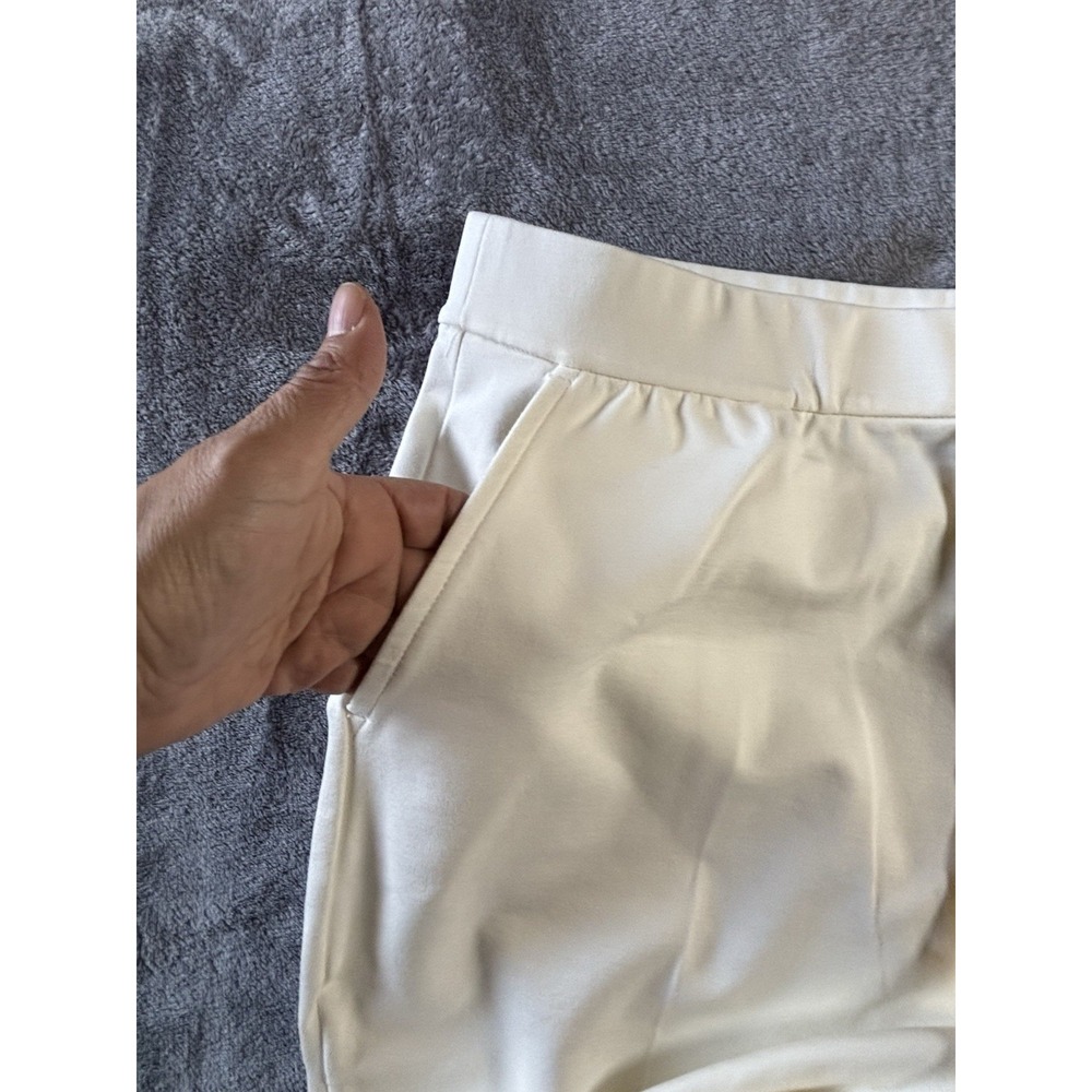 Beautiful by Lawrence Darian Women's Dress White Pants A675932 Size L New Preppy - Picture 7 of 10